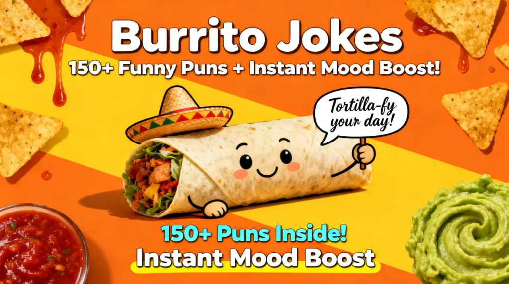 Burrito Jokes 150+ Funny Puns + Instant Mood Boost!