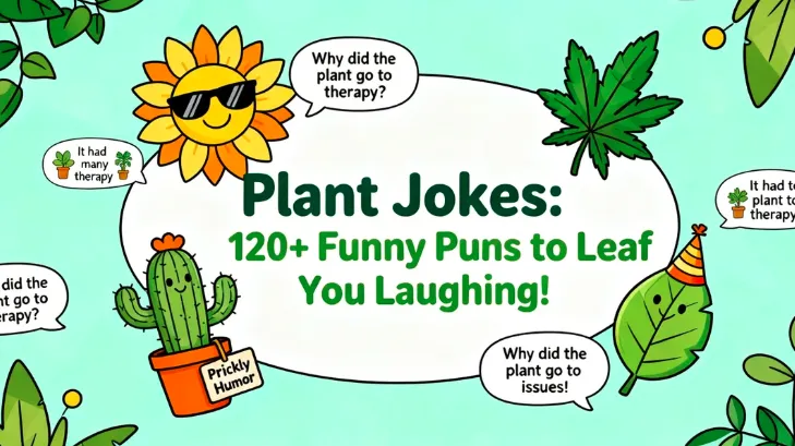 Plant Jokes: 120+ Funny Puns to Leaf You Laughing!