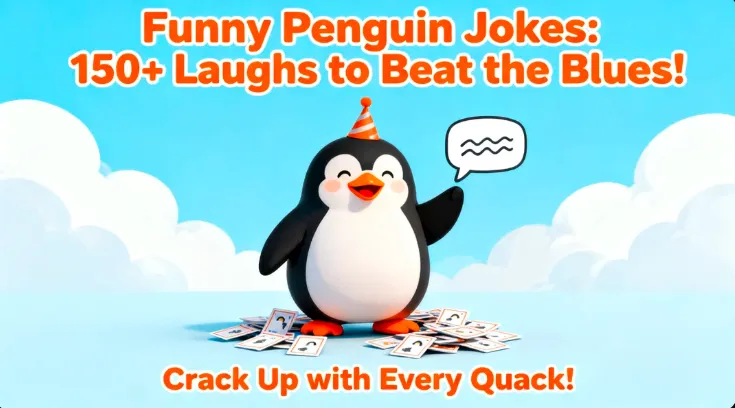 Funny Penguin Jokes: 150+ Laughs to Beat the Blues!